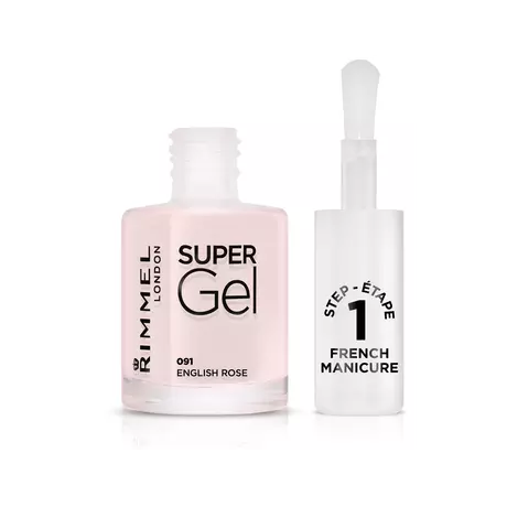 Rimmel London SuperGel Nagellak 091 French Manicure English Rose 8 ML