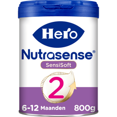 Hero Nutrasense SensiSoft Opvolgmelk 2 (6-12m) met melkvet 800gr