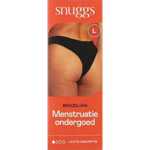 Snuggs Brazilian Light Menstruatie Ondergoed Maat L
