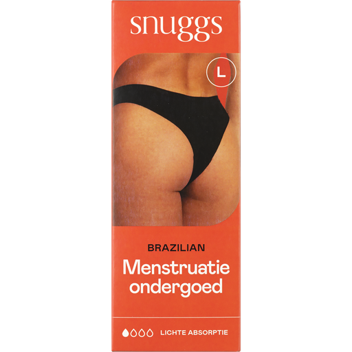 Snuggs Brazilian Light Menstruatie Ondergoed Maat L