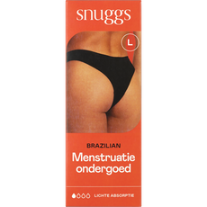 Snuggs Brazilian Light Menstruatie Ondergoed Maat L