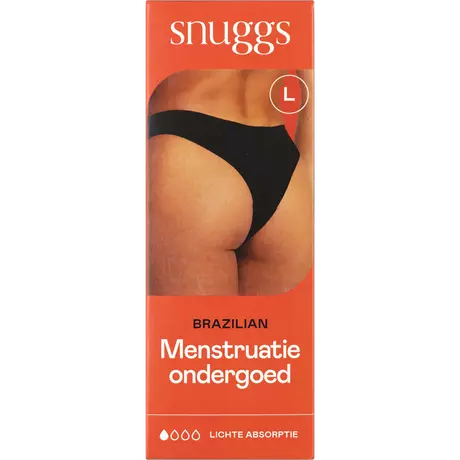 Snuggs Brazilian Light Menstruatie Ondergoed Maat L