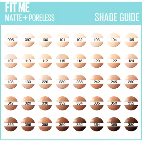 Maybelline New York Fit Me Matte+Poreless Foundation 334 Warm Tan 30 ML