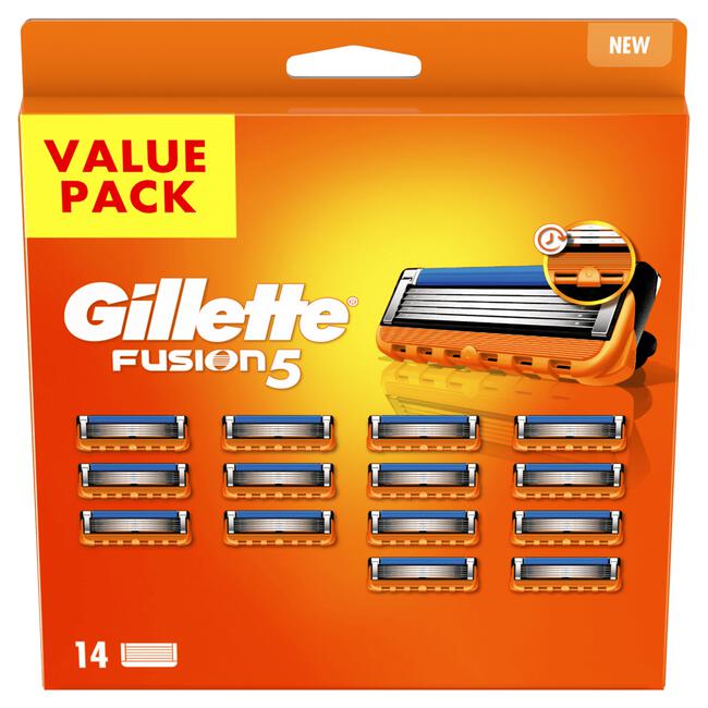 Gillette Fusion5 Navulmesjes 14 Stuks