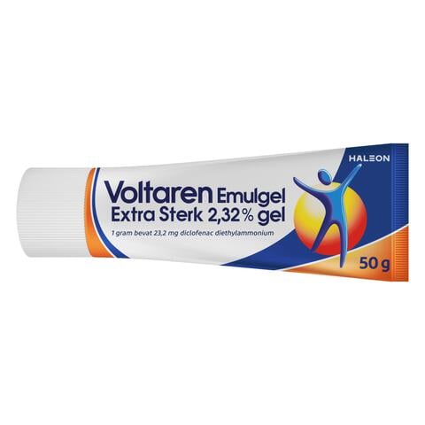 Voltaren Emulgel Extra Sterk 2,32% (diclofenac) 50gr bij Spier- of Gewrichtspijn