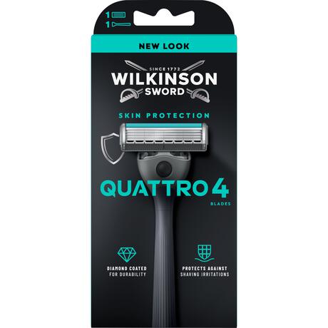 Wilkinson Sword Quattro Essential Sensitive Razor 1up