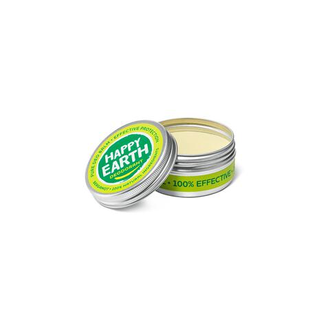 Happy Earth 100% Natuurlijke Bergamot Deodorant Balm 45 GR 