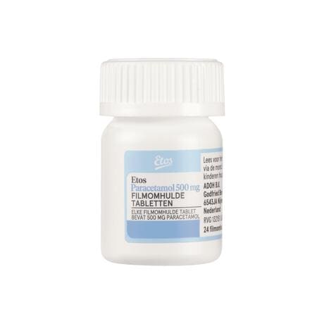 Etos Paracetamol 500mg Pot 24 stuks  