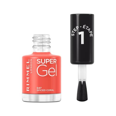 Rimmel Super Gel Nailpolish 047 Spiced Coral 12 ML