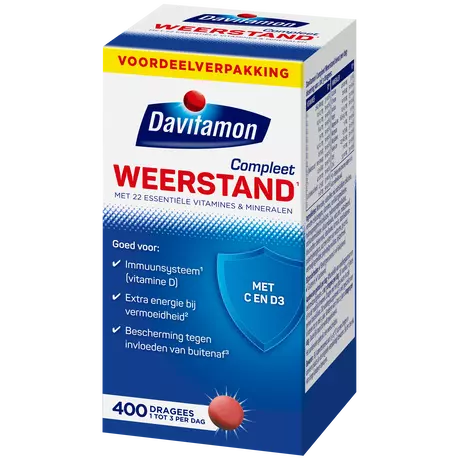 Davitamon Compleet Weerstand Vitamine C & D3 Dragees 400 stuks
