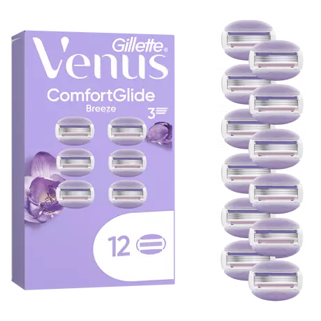 Gillette Venus ComfortGlide Breeze Navulmesjes 12 stuks