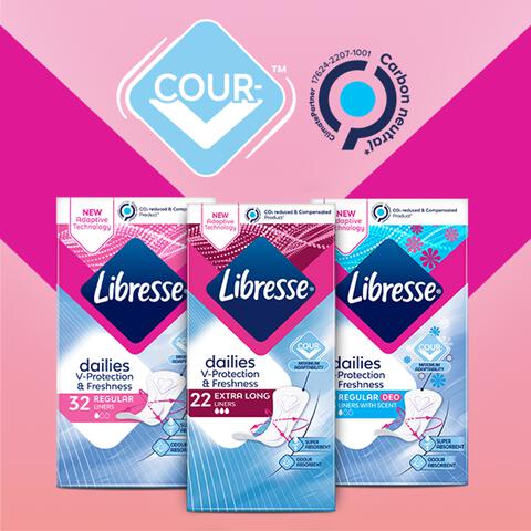 Libresse Dailies Inlegkruisjes Normal 32 stuks