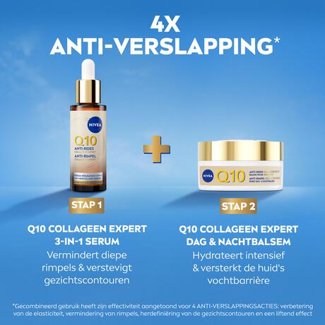 NIVEA Q10 Anti-Rimpel Collageen Expert 3-in-1 Herstellend Serum 30 ML