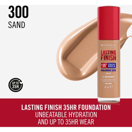 Rimmel Lasting Finish 35Hr Foundation 300 Sand