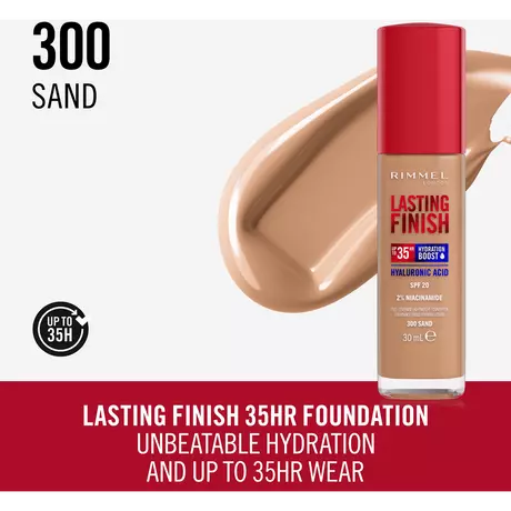 Rimmel London Lasting Finish 35Hr Foundation 300 Sand