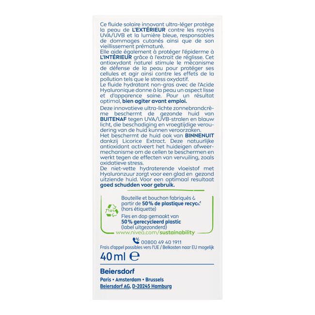 NIVEA SUN UV Face Specialist Triple Protect Fluid SPF50 40 ML