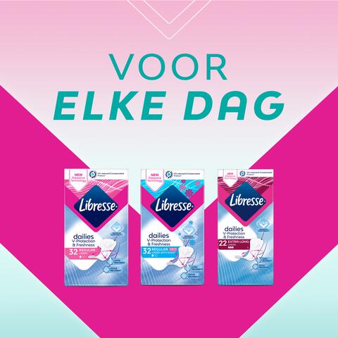Libresse Dailies Inlegkruisjes Normal 32 stuks