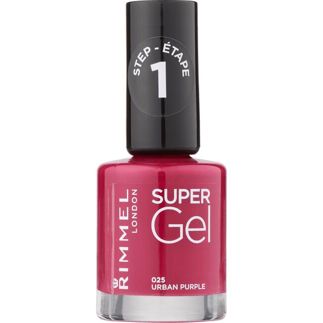 Rimmel London Super Gel Nailpolish - 025 Urban Purple