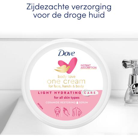 Dove Body Love Light Hydration One Crème 250 ML