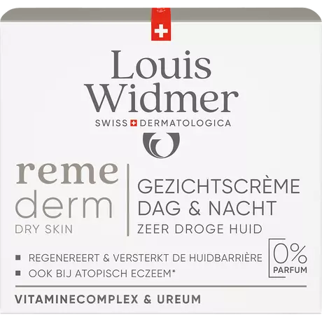 Louis Widmer Remederm Gezichtscrème Dag & Nacht Zonder Parfum 50 ML