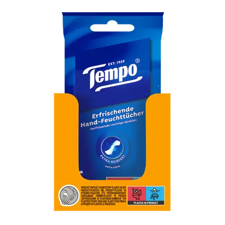 Tempo Fresh To Go Classic Vochtige Doekjes 10 stuks