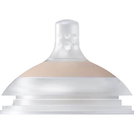 Difrax Mammafeel Flessenspeen Slow 3+ maanden Geschikt voor borst- en flesvoeding