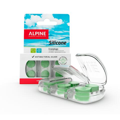 Alpine Silicone Oordoppen Voor Slapen en Zwemmen 3 paar