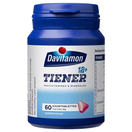 Davitamon Multi 12+ Kauwvitamines Aardbei 60 Stuks