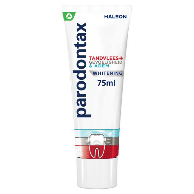 Parodontax Tandvlees + Gevoeligheid & Adem Whitening Tandpasta - 75 ML