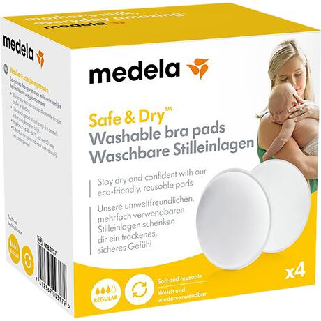 Medela Wasbare Zoogcompressen 4 stuks