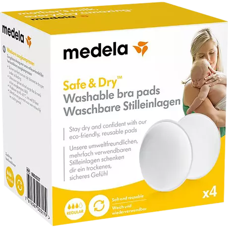 Medela Wasbare Zoogcompressen 4 stuks