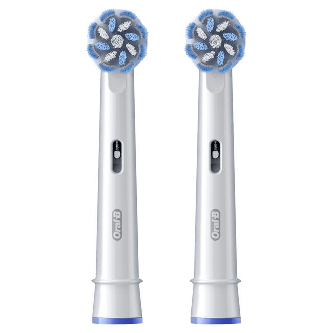 Oral-B Sensitive Clean Opzetborstels Wit 2 Stuks