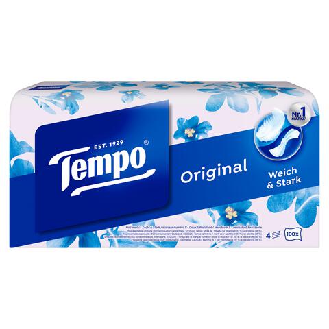 Tempo Original Box 4-Laags Zakdoekjes 100 stuks