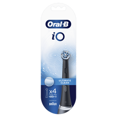 Oral-B iO Ultimate Clean Opzetborstels Zwart 4 Stuks