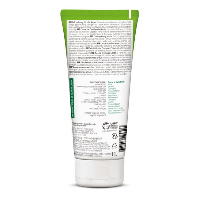 Weleda Refresh Douchecreme 200 ML