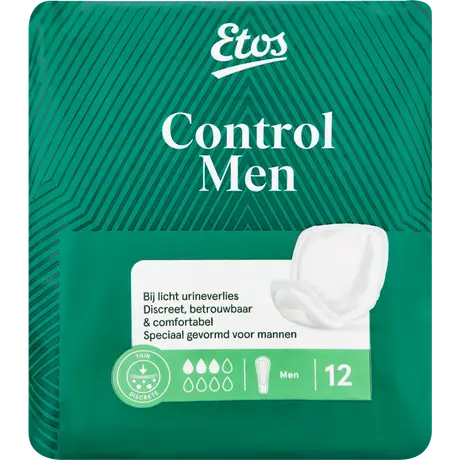 Etos Men Control Level 1 Incontinentieverband 12 stuks