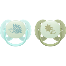 Philips Avent Fopspeen Ultra Soft Nighttime 0-6M SCF094/01 2 stuks