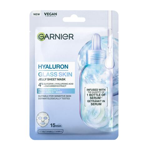 Garnier Hyaluron Glass Skin Jelly Sheet Mask