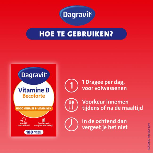 Dagravit Becoforte 100 tabletten
