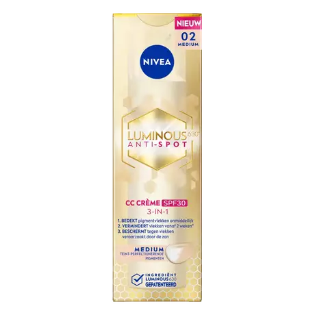 NIVEA Cellular Luminous630 CC Fluid SPF30 Medium 40 ML