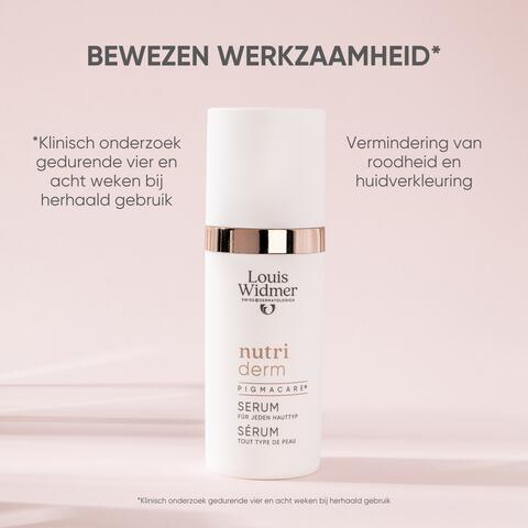 Louis Widmer Nutriderm Pigmacare Serum Zonder Parfum 30 ML