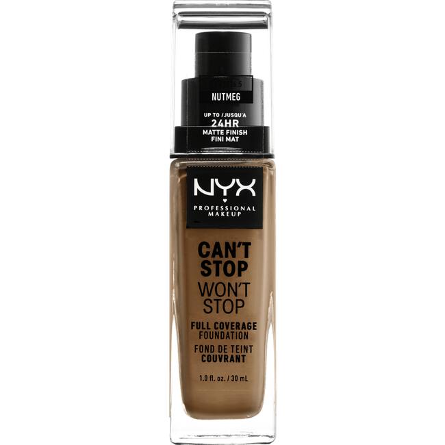 NYX Professional Makeup Can't Stop Won't Stop Foundation Nutmeg CSWSF1
