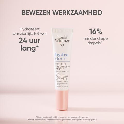 Louis Widmer Hydraderm Oogomtrek Gel Ongeparfumeerd 15 ML