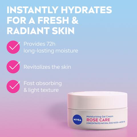 NIVEA Rose Care Gel Creme 50 ML
