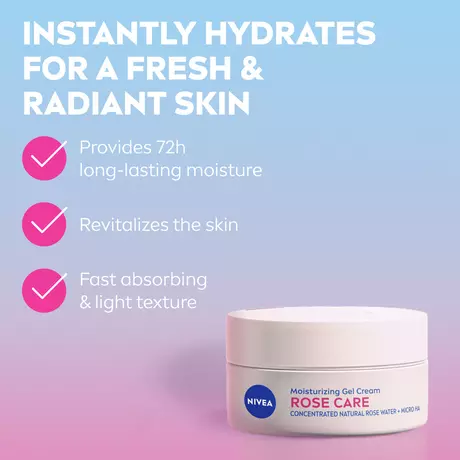 NIVEA Rose Care Hydraterende Gel Creme 50 ML