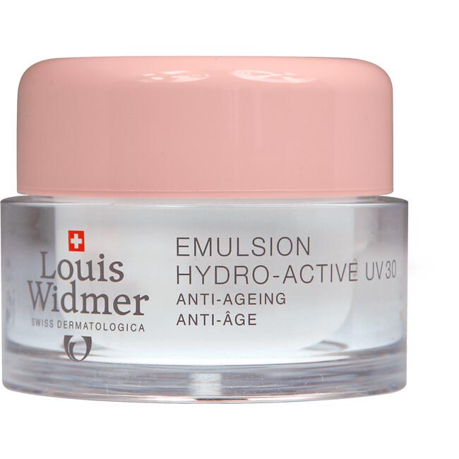 Louis Widmer Hydraderm Dagemulsie UV SPF 30 Zonder Parfum 50 ML