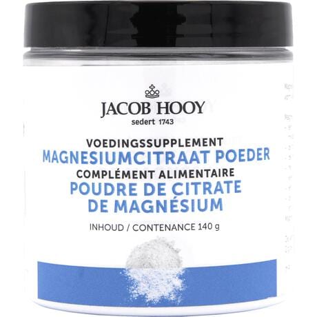 Jacob Hooy Magnesiumcitraat Poeder 140 GR