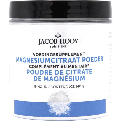 Jacob Hooy Magnesiumcitraat Poeder 140 GR