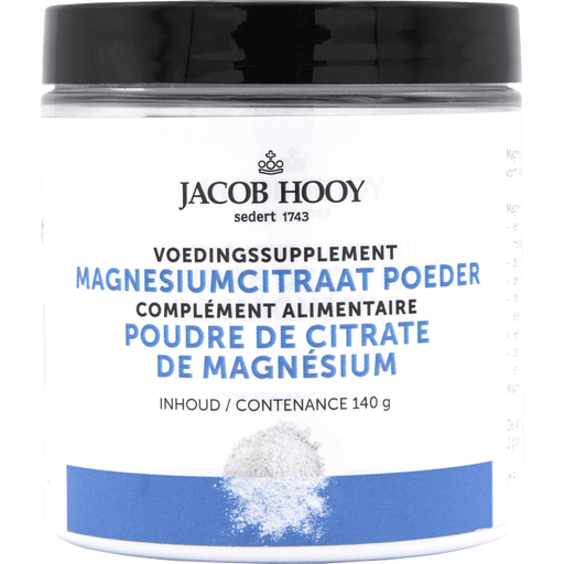 Jacob Hooy Magnesiumcitraat Poeder 140 GR