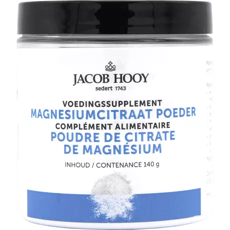 Jacob Hooy Magnesiumcitraat Poeder 140 GR